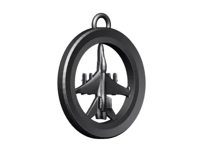 F-16 Aircraft Pendant 3D print model