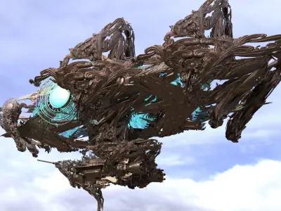 DR Strange airship 2  3D model