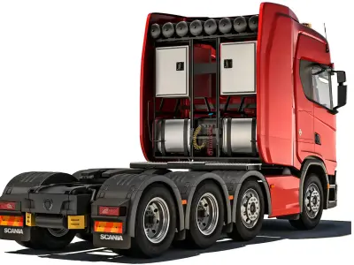 Truck R730 8X4 2020 3D model