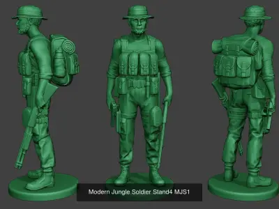Modern Jungle Soldiers MJS1 Pack 4