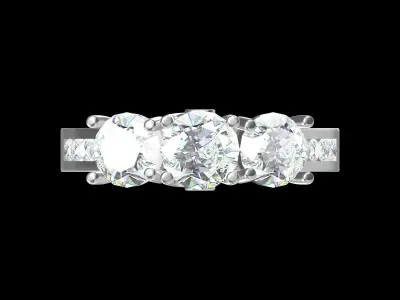 Wedding Ring  3D print model 297