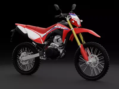 2017 Honda CRF150 L 3D model