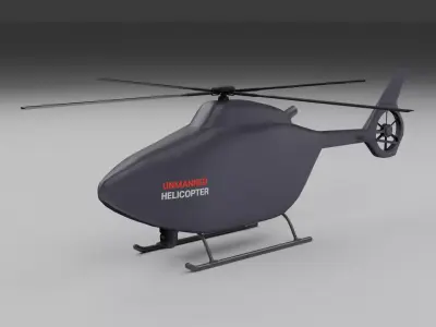 Proteus the British Drone Helicopter 3D model
