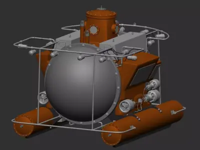 Submarine 3D Printable 3D print model