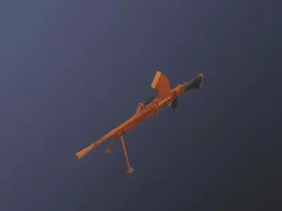 Bren Rust Low Poly Mobile Game Ready model Low-poly 3D model