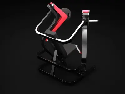Wide Chest Press 3D model