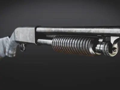 Shotgun - Post Apocalyptic Series 3D model