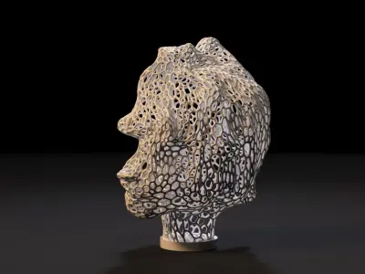 Zeus Bust 3D print model