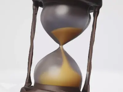 Classic Hourglass 3D Model 3D model