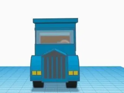 2016 Kenworth W800 Dump truck 3D model