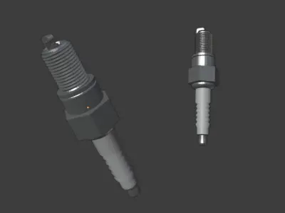 3d model sparkplug screw 3D model