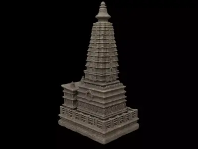 ancient building 3D model