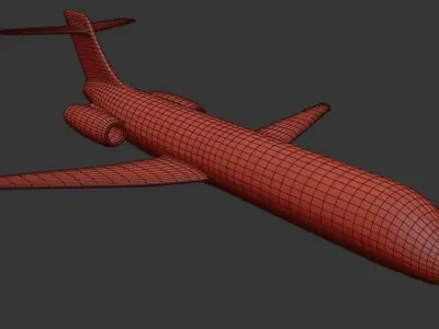 Airplane Free low-poly 3D model