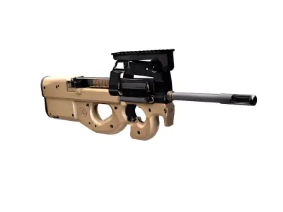 FN P90 rifle  3D model