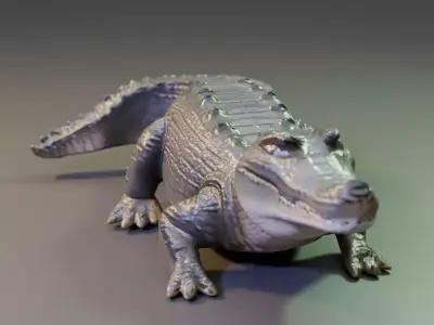 crocodile 3D model buy