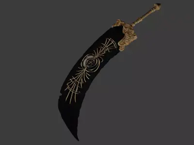 Montante Flagelo Estelar 3D model