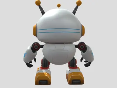 Cute Robot 3D model get