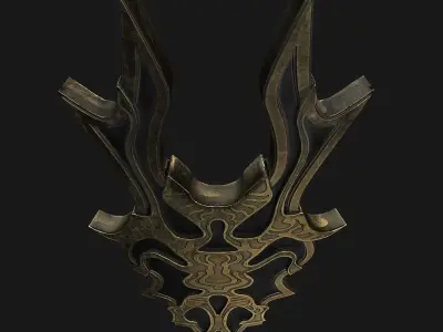 Shield fantasy 3D model