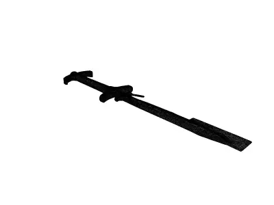 SciFi Glowing Sword 3D Model 3D model
