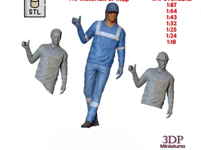 N4 Sweepers collecting garbage 3D print model