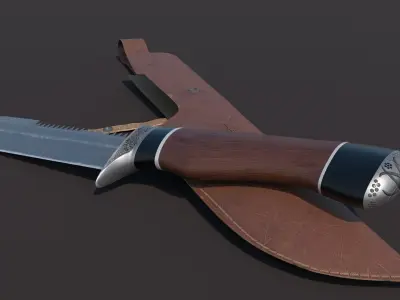 Knife 3D model buy