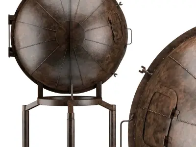 STEAMPUNK WINE BAR 3D model