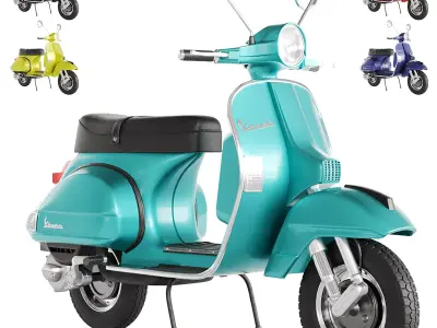 Vespa Px 125 3D model purchase