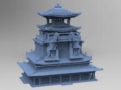 Warlord Tower 4  3D model