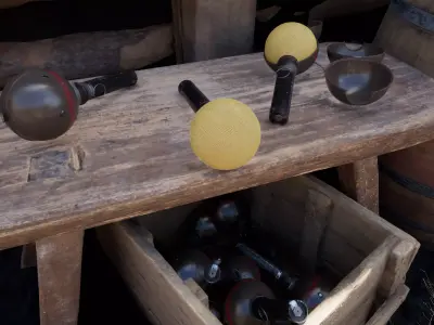 British WW2 No74 Sticky Grenade 3D model