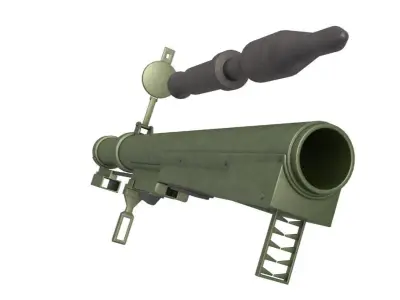 Incendiary Rocket Launcher 3D model by clayyrollershop