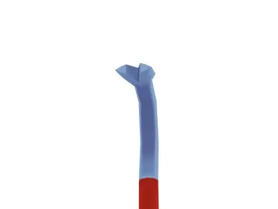 Crowbar - Hand Painted 3D model