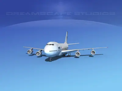 Boeing 747-100 Iran Air 3D model