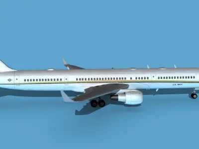 Boeing C-32B US Navy V03 3D model