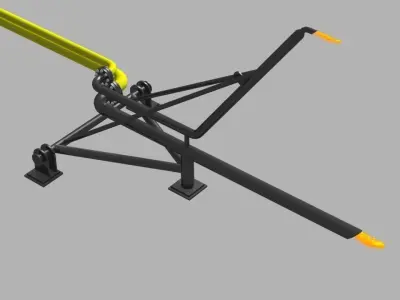 Vent boom Free 3D model