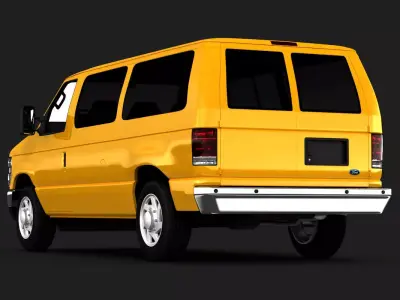 Econoline Wagon 3D model