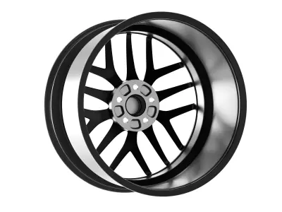 BBS CC-R Low-poly 3D model by pengjie