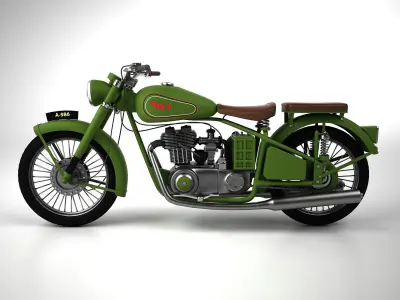 BSA Motorbike 3D model