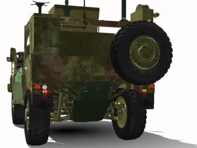 oshkosh LATV 4X4 BR Low-poly 3D model