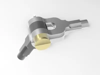 Knuckle Joint or Pin Joint Free 3D model