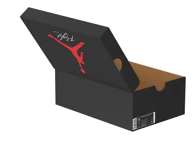 Jordan Box PBR 10 Low-poly 3D model