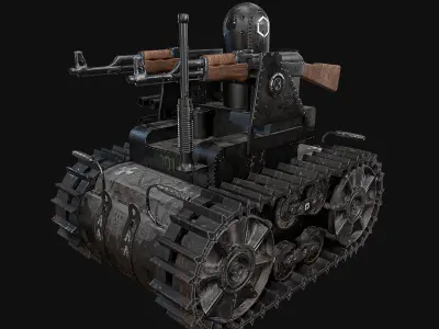 War robot  3D model purchase