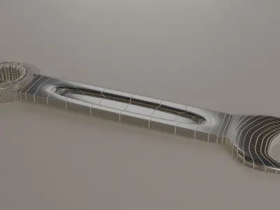 Garage Tools Collection Visualization Low-poly 3D model