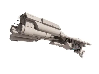 Spaceship-spacecraft-5 3D model