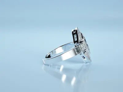 Antique Ring  3D print model buy