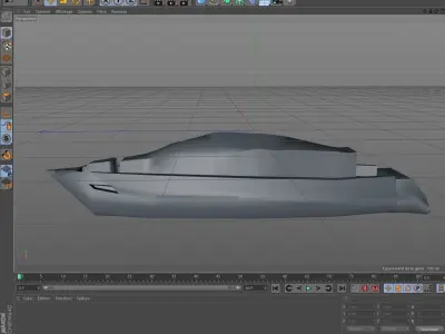 Yatch Boat Free 3D model
