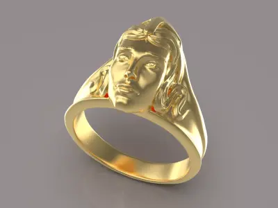 The ring of the goddess Athena 3D printable model 3D print model