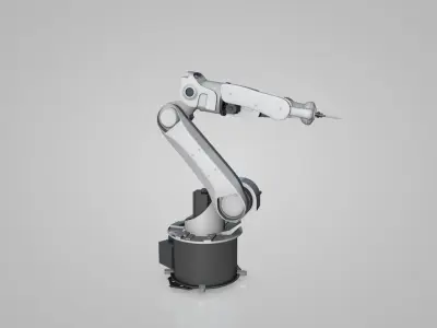 industrial robot arms  3D model