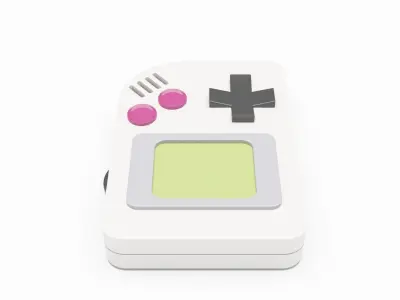 Game Boy Pocket 3D model
