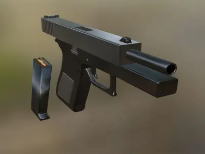Glock 19 3D model get