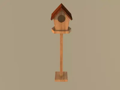 Bird House 3D model purchase